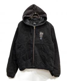 stussy（ステューシー）の古着「Canvas Insukated Work Jacket」｜ブラック