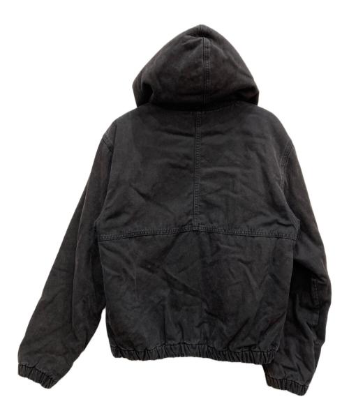 stussy（ステューシー）stussy (ステューシー) Canvas Insukated Work Jacket ブラック サイズ:Mの古着・服飾アイテム