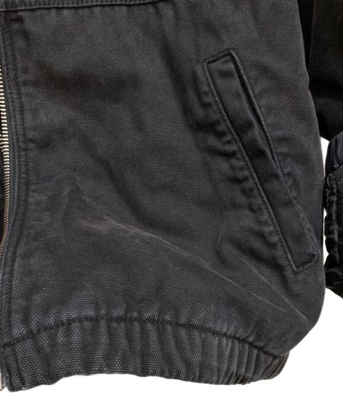 stussy（ステューシー）stussy (ステューシー) Canvas Insukated Work Jacket ブラック サイズ:Mの古着・服飾アイテム
