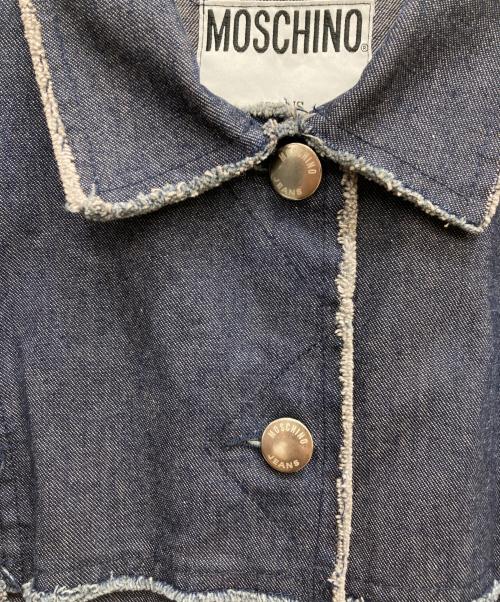 MOSCHINO（モスキーノ）MOSCHINO (モスキーノ) デニムコート インディゴ サイズ:Sの古着・服飾アイテム