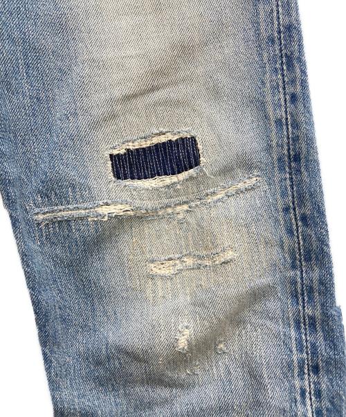 Hysteric Glamour（ヒステリックグラマー）Hysteric Glamour (ヒステリックグラマー) スタッズデニムパンツ インディゴ サイズ:Ⅼの古着・服飾アイテム