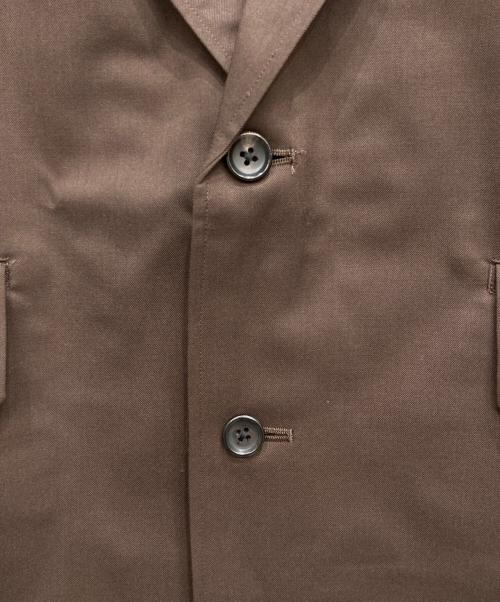 CLESSTE（クレスト）CLESSTE (クレスト) Wool Gabardine City Uniform Tailored Jacket ブラウン サイズ:S 未使用品の古着・服飾アイテム