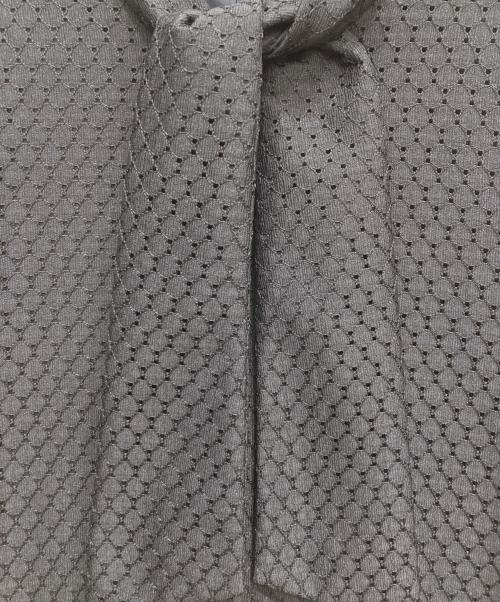 M-PREMIER（エムプルミエ）M-PREMIER (エムプルミエ) ドットレース ボウタイ ワンピース ブラック サイズ:Sの古着・服飾アイテム