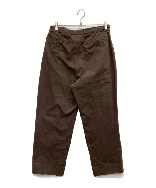 NEAT（ニート）NEAT (ニート) 2タックパンツ ブラウン サイズ:Mの古着・服飾アイテム
