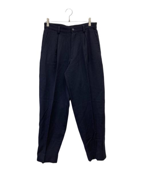 ISSEY MIYAKE MEN（イッセイミヤケメン）ISSEY MIYAKE MEN (イッセイミヤケメン) ウールワイドデーパードパンツ ネイビー サイズ:Ⅼの古着・服飾アイテム
