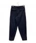 ISSEY MIYAKE MEN (イッセイミヤケメン) ウールワイドデーパードパンツ ネイビー サイズ:Ⅼ：18000円