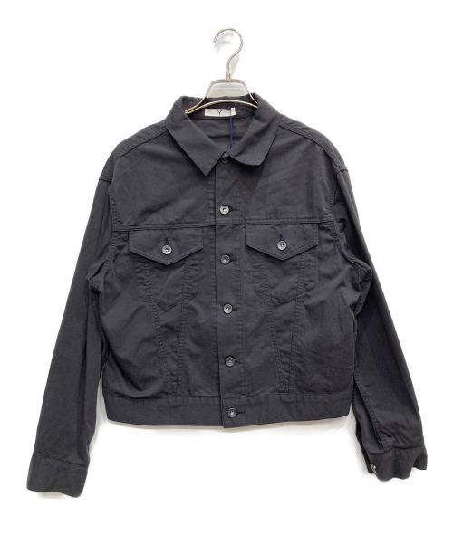 Y（ワイ）Y (ワイ) オーガニックコットンテンセルトラッカージャケット ネイビー サイズ:Sの古着・服飾アイテム