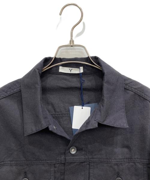 Y（ワイ）Y (ワイ) オーガニックコットンテンセルトラッカージャケット ネイビー サイズ:Sの古着・服飾アイテム