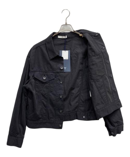 Y（ワイ）Y (ワイ) オーガニックコットンテンセルトラッカージャケット ネイビー サイズ:Sの古着・服飾アイテム