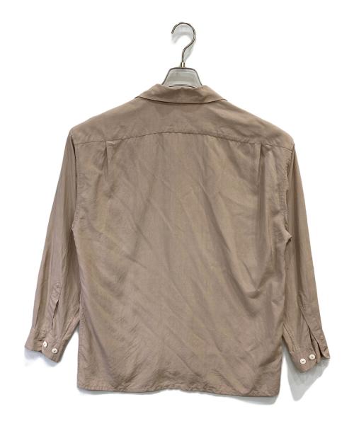 EQUIPMENT（エキプモン）EQUIPMENT (エキプモン) シルクシャツ ベージュ サイズ:Sの古着・服飾アイテム