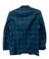 CURLEE CLOTHES (カーリー・クローズ) チェックウールテーラードジャケット ネイビー サイズ:不明：15000円
