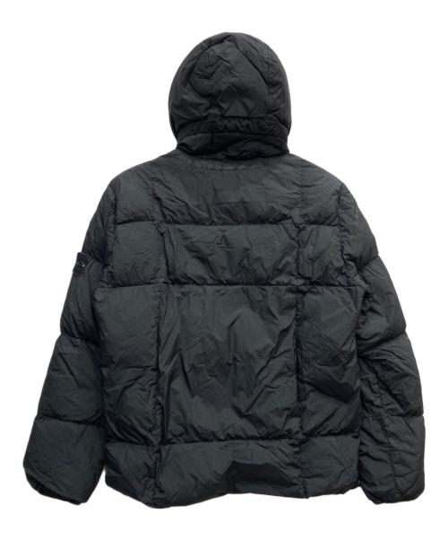 STONE ISLAND（ストーンアイランド）STONE ISLAND (ストーンアイランド) GARMENT DYED CRINKLE REPS NY DOWN JACKET ブラック サイズ:Lの古着・服飾アイテム