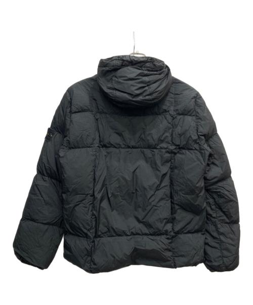 STONE ISLAND（ストーンアイランド）STONE ISLAND (ストーンアイランド) GARMENT DYED CRINKLE REPS NY DOWN JACKET ブラック サイズ:Lの古着・服飾アイテム