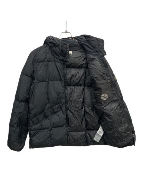 STONE ISLAND（ストーンアイランド）STONE ISLAND (ストーンアイランド) GARMENT DYED CRINKLE REPS NY DOWN JACKET ブラック サイズ:Lの古着・服飾アイテム