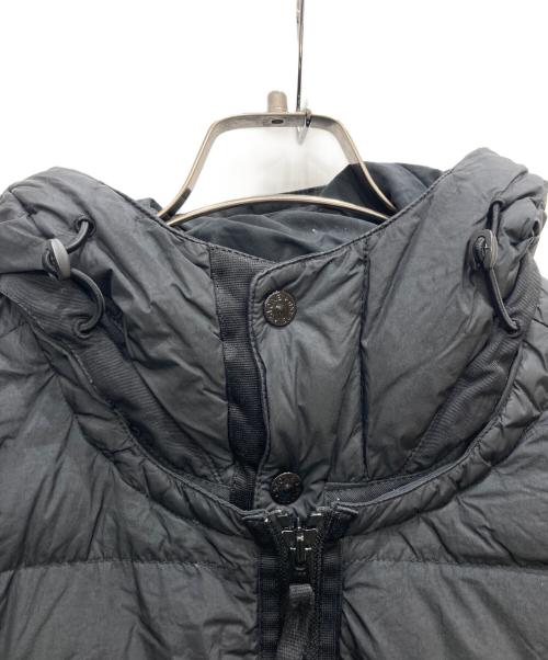 STONE ISLAND（ストーンアイランド）STONE ISLAND (ストーンアイランド) GARMENT DYED CRINKLE REPS NY DOWN JACKET ブラック サイズ:Lの古着・服飾アイテム