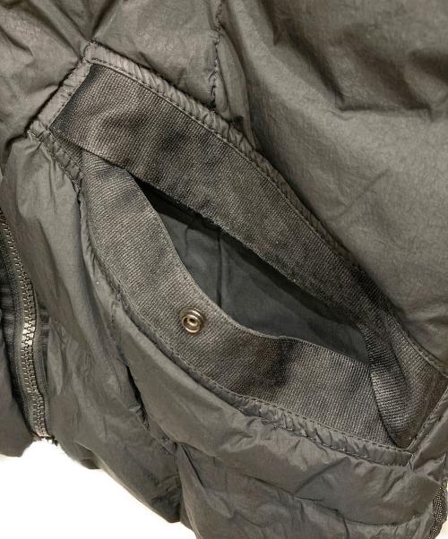 STONE ISLAND（ストーンアイランド）STONE ISLAND (ストーンアイランド) GARMENT DYED CRINKLE REPS NY DOWN JACKET ブラック サイズ:Lの古着・服飾アイテム