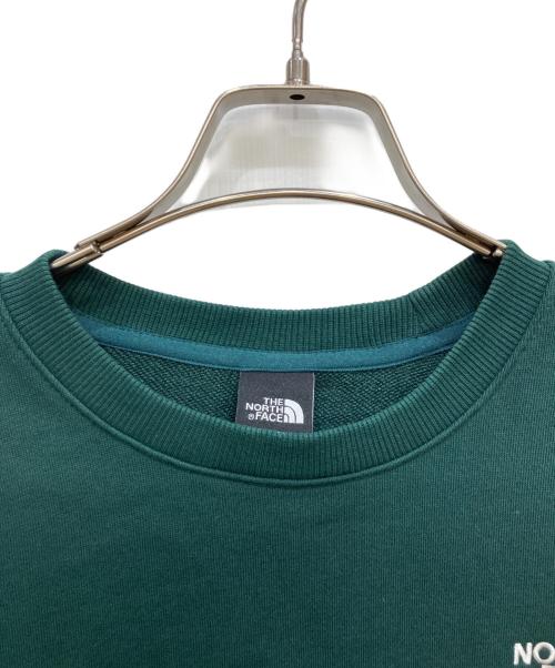 THE NORTH FACE（ザ ノース フェイス）THE NORTH FACE (ザ ノース フェイス) ESSENTIAL SWEATSHIRTS グリーン サイズ:Mの古着・服飾アイテム
