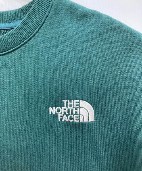 THE NORTH FACE（ザ ノース フェイス）THE NORTH FACE (ザ ノース フェイス) ESSENTIAL SWEATSHIRTS グリーン サイズ:Mの古着・服飾アイテム