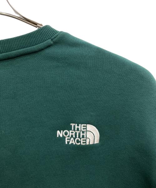 THE NORTH FACE（ザ ノース フェイス）THE NORTH FACE (ザ ノース フェイス) ESSENTIAL SWEATSHIRTS グリーン サイズ:Mの古着・服飾アイテム