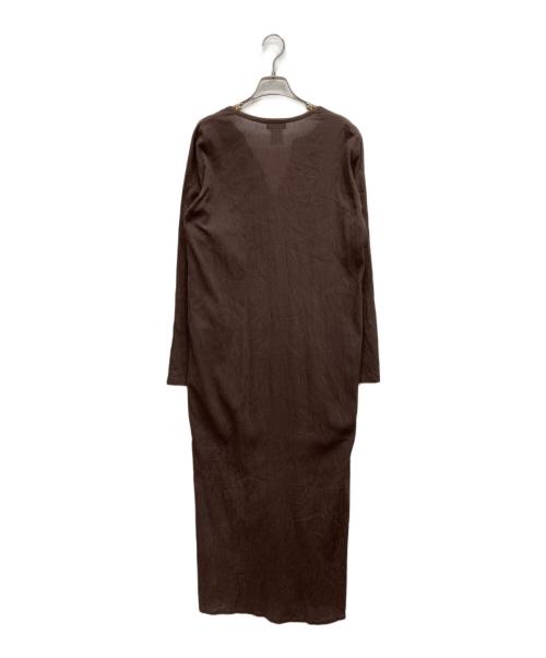 A.P.C.（アーペーセー）A.P.C. (アーペーセー) ブラウスワンピース ブラウン サイズ:Sの古着・服飾アイテム