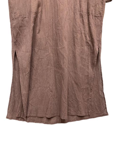 A.P.C.（アーペーセー）A.P.C. (アーペーセー) ブラウスワンピース ブラウン サイズ:Sの古着・服飾アイテム