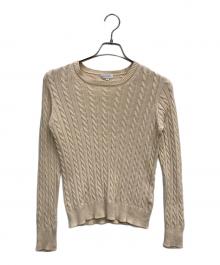 MACKINTOSH PHILOSOPHY（マッキントッシュ フィロソフィー）の古着「ケーブルコットンニット」｜アイボリー