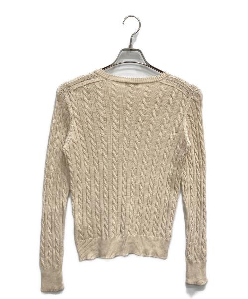 MACKINTOSH PHILOSOPHY（マッキントッシュ フィロソフィー）MACKINTOSH PHILOSOPHY (マッキントッシュ フィロソフィー) ケーブルコットンニット アイボリー サイズ:Mの古着・服飾アイテム