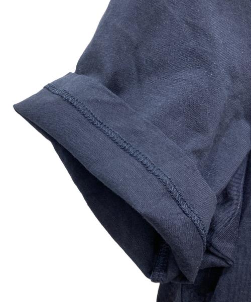 MARNI（マルニ）MARNI (マルニ) クロップド丈ロゴプリントＴシャツ ネイビー サイズ:表記なしの古着・服飾アイテム