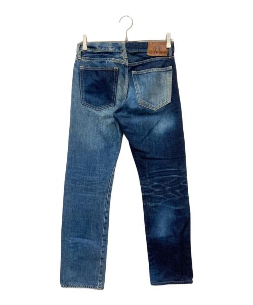 Hysteric Glamour（ヒステリックグラマー）Hysteric Glamour (ヒステリックグラマー) HRLR加工 スリムストレート デニム パンツ インディゴ サイズ:Sの古着・服飾アイテム