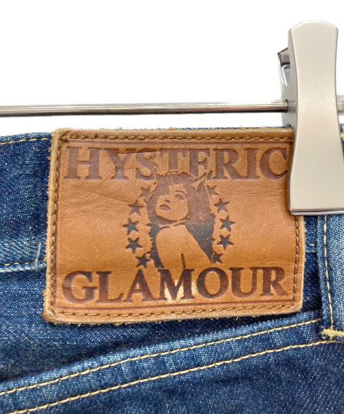 Hysteric Glamour（ヒステリックグラマー）Hysteric Glamour (ヒステリックグラマー) HRLR加工 スリムストレート デニム パンツ インディゴ サイズ:Sの古着・服飾アイテム