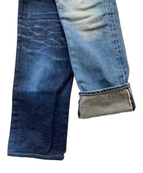 Hysteric Glamour（ヒステリックグラマー）Hysteric Glamour (ヒステリックグラマー) HRLR加工 スリムストレート デニム パンツ インディゴ サイズ:Sの古着・服飾アイテム