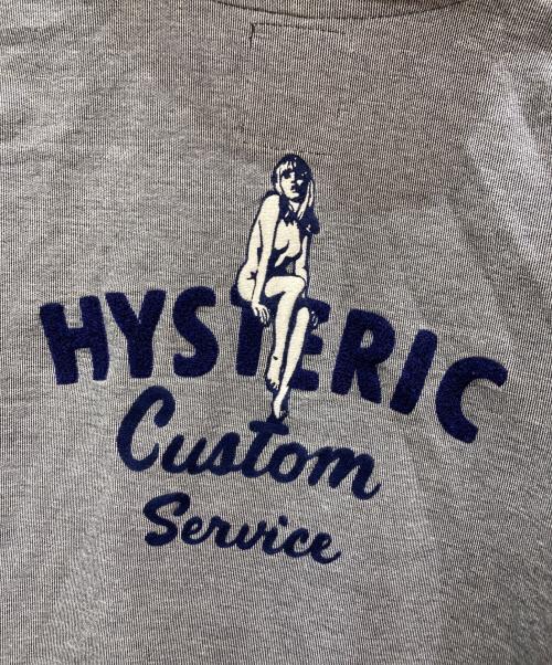 Hysteric Glamour（ヒステリックグラマー）Hysteric Glamour (ヒステリックグラマー) ジップパーカー ブルー サイズ:Mの古着・服飾アイテム