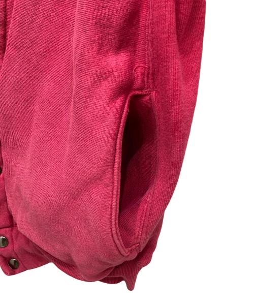 Champion（チャンピオン）Champion (チャンピオン) スナップカーディガン ピンク サイズ:Ⅼの古着・服飾アイテム