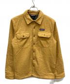 Patagoniaパタゴニア）の古着「インサレーテッド フィヨルド フランネル ジャケット」｜イエロー