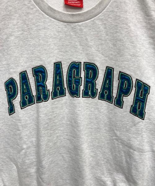 paragraph（パラグラフ）paragraph (パラグラフ) スウェット グレー サイズ:4の古着・服飾アイテム