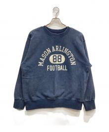 AP STUDIO×athletic wear MASON（エーピーストゥディオ×athletic wear MASON）の古着「カレッジスウェット」｜ネイビー