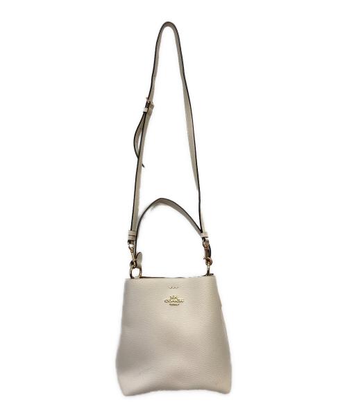 COACH（コーチ）COACH (コーチ) タウンバケット2wayショルダーバック アイボリーの古着・服飾アイテム