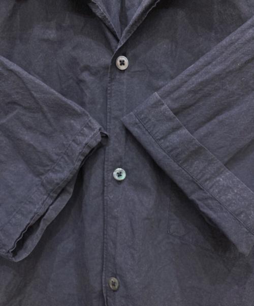 COMOLI（コモリ）COMOLI (コモリ) オープンカラーシャツ ネイビー サイズ:Mの古着・服飾アイテム