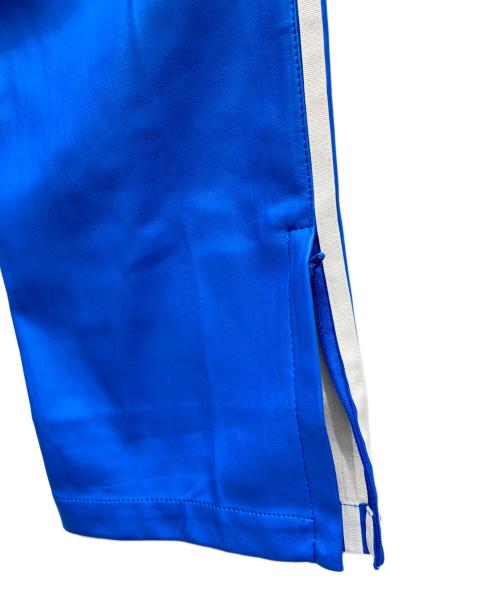 adidas Originals（アディダスオリジナル）adidas Originals (アディダスオリジナル) フェイクレザートラックスーツパンツ ブルー サイズ:XL 未使用品の古着・服飾アイテム