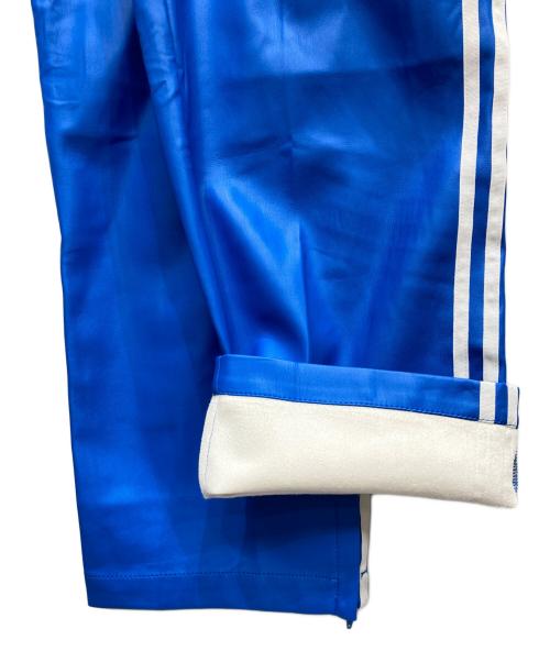 adidas Originals（アディダスオリジナル）adidas Originals (アディダスオリジナル) フェイクレザートラックスーツパンツ ブルー サイズ:XL 未使用品の古着・服飾アイテム