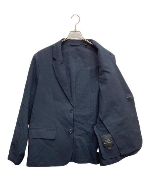 ARMANI EXCHANGE（アルマーニ エクスチェンジ）ARMANI EXCHANGE (アルマーニ エクスチェンジ) セットアップスーツ ネイビー サイズ:Ⅼの古着・服飾アイテム