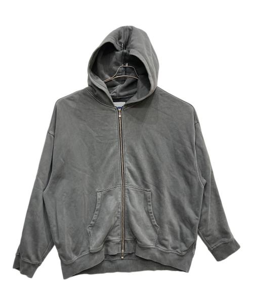 MAISON SPECIAL（メゾンスペシャル）MAISON SPECIAL (メゾンスペシャル) Pigment Sweat Prime-Over Zip Hoodie グレー サイズ:Mの古着・服飾アイテム
