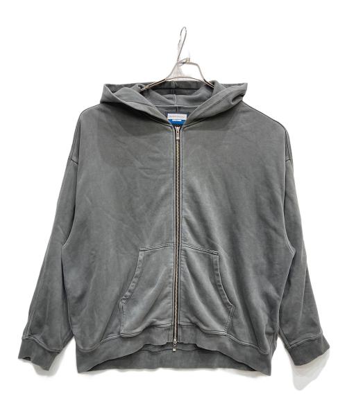 MAISON SPECIAL（メゾンスペシャル）MAISON SPECIAL (メゾンスペシャル) Pigment Sweat Prime-Over Zip Hoodie グレー サイズ:Mの古着・服飾アイテム