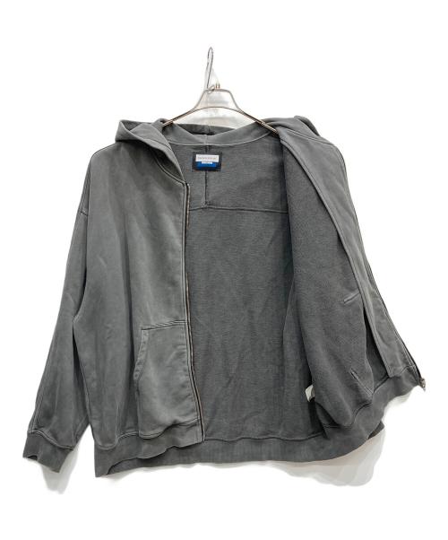 MAISON SPECIAL（メゾンスペシャル）MAISON SPECIAL (メゾンスペシャル) Pigment Sweat Prime-Over Zip Hoodie グレー サイズ:Mの古着・服飾アイテム