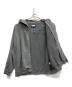 中古・古着 MAISON SPECIAL (メゾンスペシャル) Pigment Sweat Prime-Over Zip Hoodie グレー サイズ:M：6000円