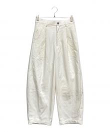 UNITED TOKYO（ユナイテッドトーキョー）の古着「バレルチノパンツ」｜ホワイト