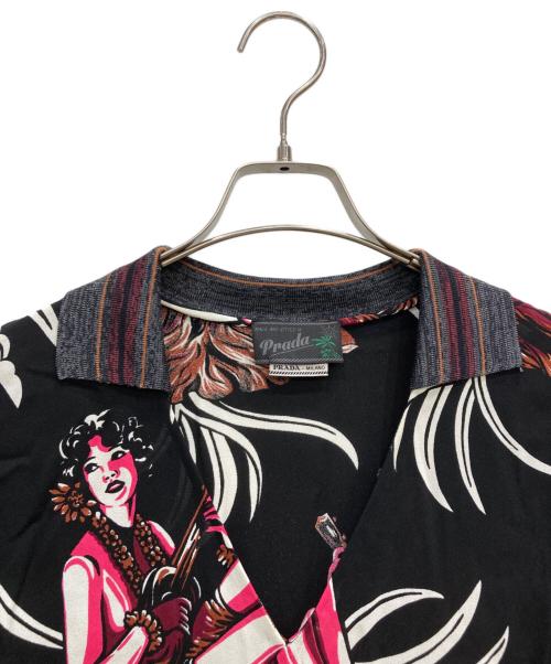 PRADA（プラダ）PRADA (プラダ) アロハワンピース ブラック サイズ:表示なしの古着・服飾アイテム