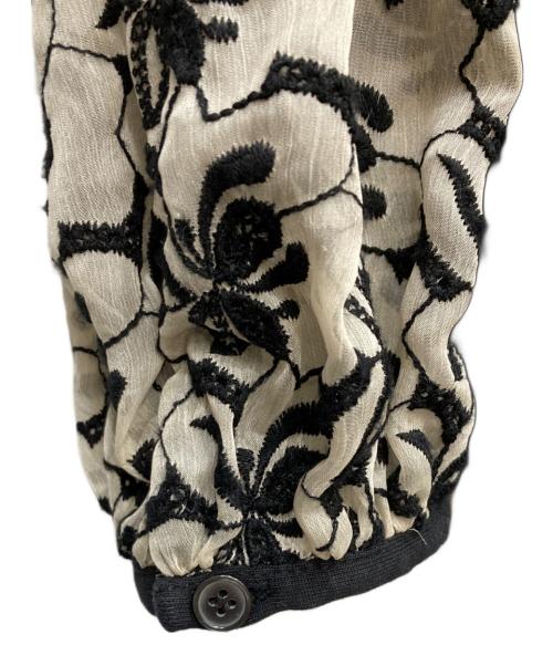 CLANE（クラネ）CLANE (クラネ) フラワーレースミックスワンピース ブラック サイズ:Mの古着・服飾アイテム