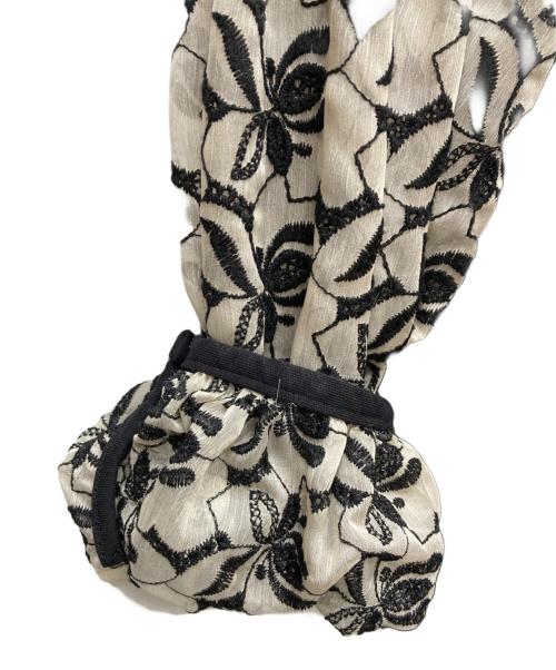 CLANE（クラネ）CLANE (クラネ) フラワーレースミックスワンピース ブラック サイズ:Mの古着・服飾アイテム