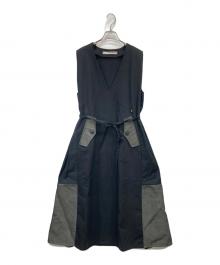 blanc basque（ブランバスク）の古着「ノースリーブワンピース」｜ブラック